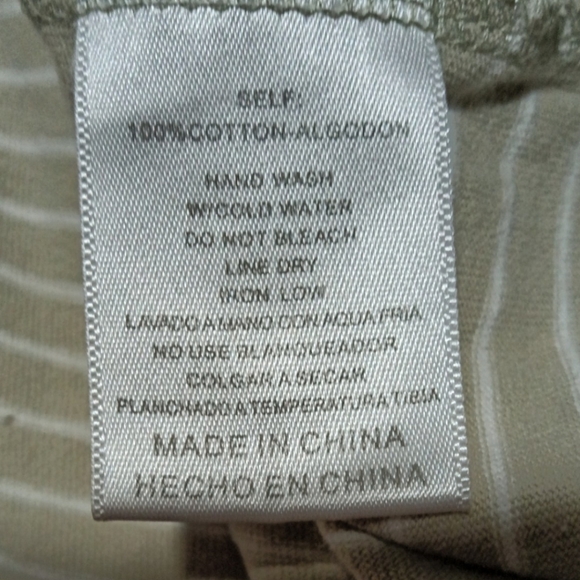 Listicle oversized striped short sleeve t-shirt with tie accent size S - Picture 4 of 5